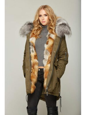 Зимняя парка Хаки