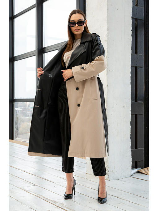 Демисезонный Тренч Плащ бежевый — изображение 4