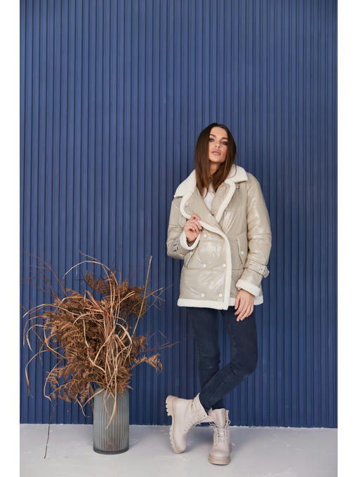 Демисезонная Куртка серая — изображение 2