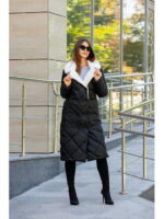 Зимнее пальто черное