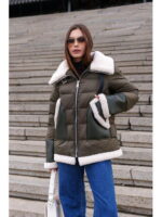 Зимняя куртка хаки