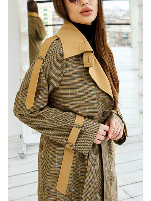 Демисезонный Тренч хаки — изображение 5