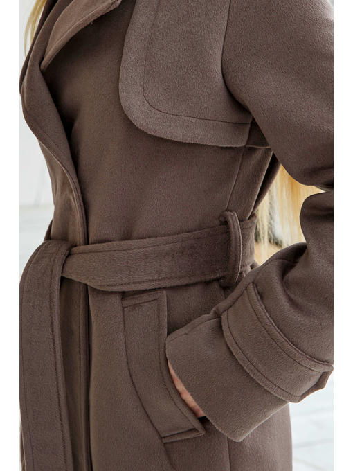 Демисезонное Пальто капучино — изображение 6