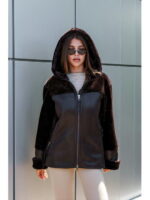 Зимняя Дубленка шоколад