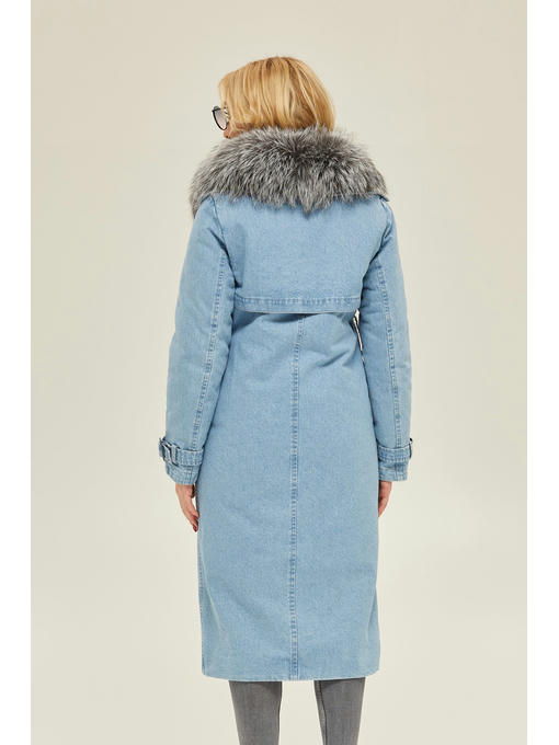 Зимний плащ голубой — изображение 3