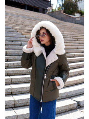 Зимняя куртка хаки