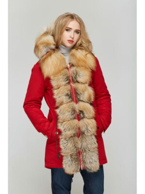 Зимняя парка Красная