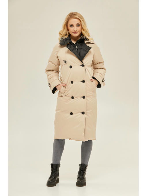 Зимний плащ бежевый — изображение 2