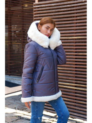 Зимняя куртка серая