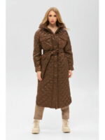 Демисезонный плащ шоколад