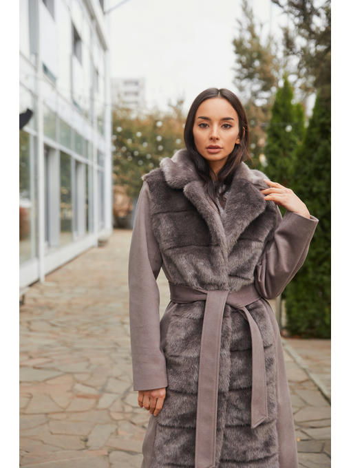 Зимнее пальто капучино — изображение 2