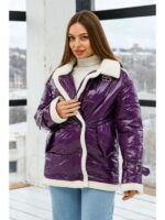 Демисезонная Куртка фиолетовая