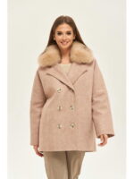 Зимнее Пальто бежевое