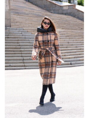 Зимнее пальто Мех рыжий