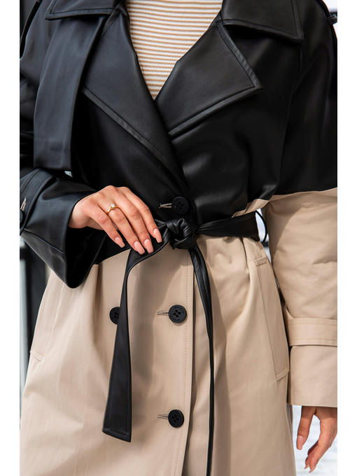 Демисезонный Тренч Плащ бежевый — изображение 7