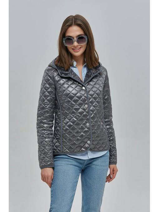 Демисезонная куртка серая — изображение 6