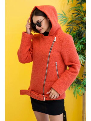 Демисезонное Пальто терракот