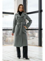Демисезонное Пальто серое