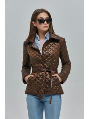 Демисезонная куртка шоколад
