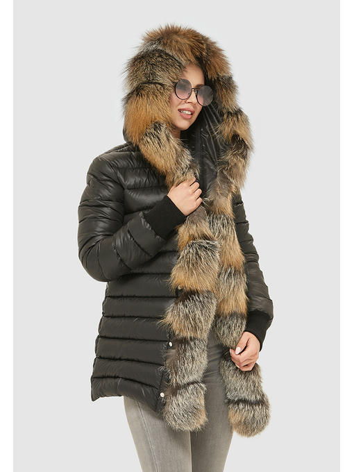 Зимняя парка черная — изображение 5