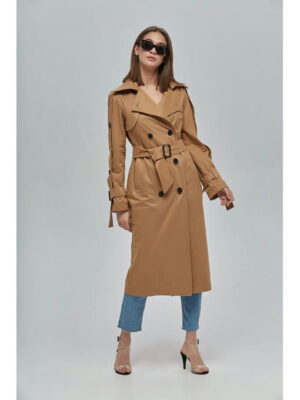 Демисезонный тренч кемел