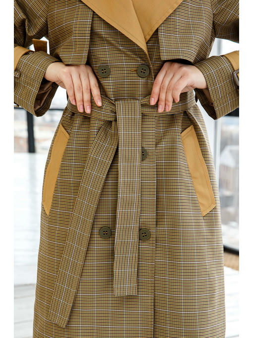 Демисезонный Тренч хаки — изображение 9