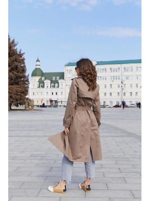 Демисезонный тренч капучино — изображение 2
