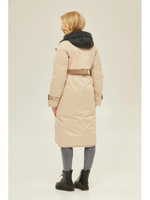 Зимний плащ бежевый — изображение 5