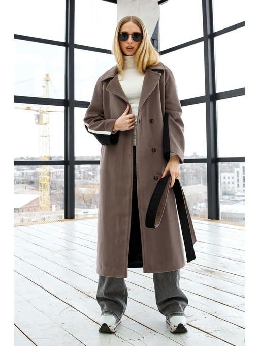 Демисезонное Пальто капучино — изображение 3