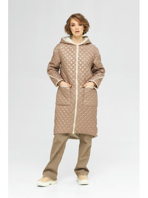 Демисезонный плащ капучино + молоко