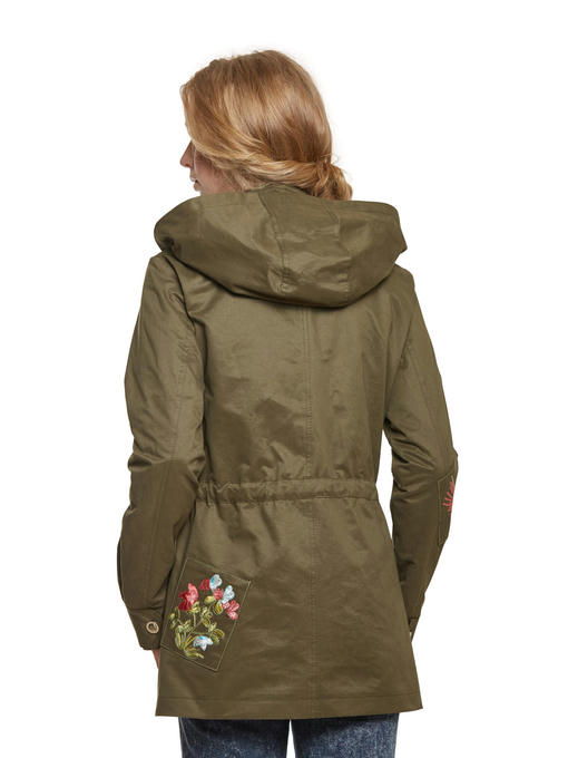 Демисезонная парка хаки — изображение 3