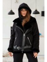 Зимняя Дубленка черная