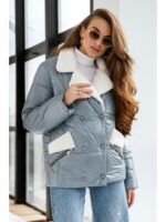 Демисезонная Куртка голубая