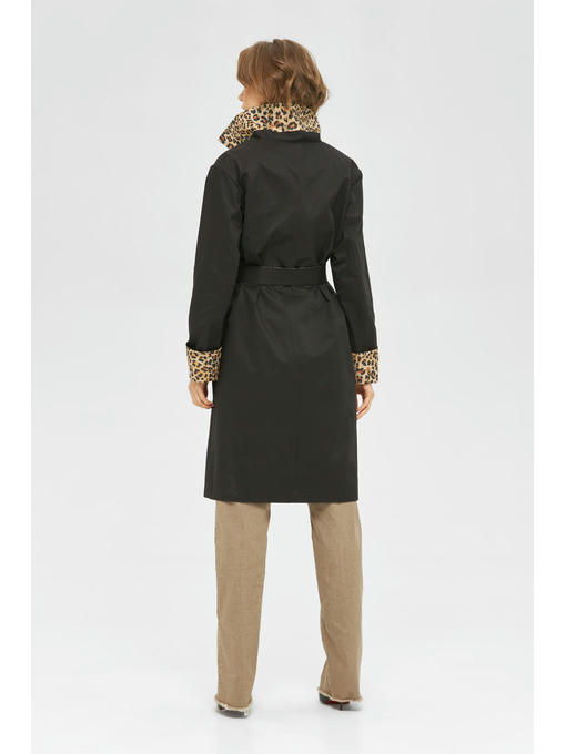 Демисезонный Плащ черный — изображение 3