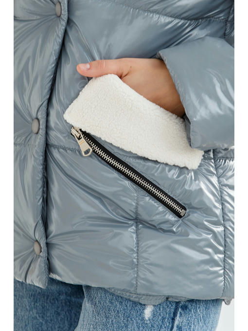 Демисезонная Куртка голубая — изображение 5