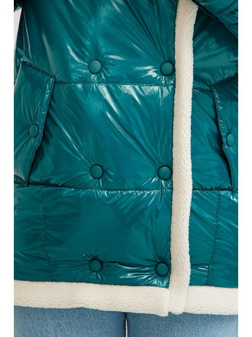 Демисезонная Куртка бирюза — изображение 7