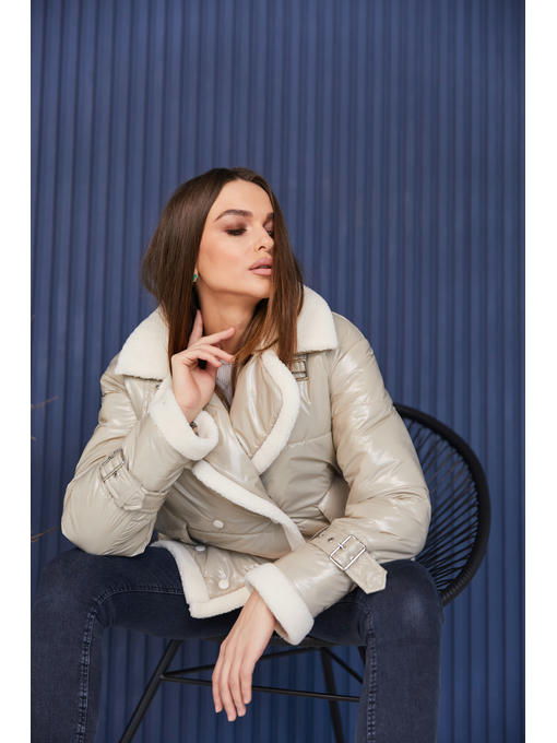 Демисезонная Куртка серая — изображение 3