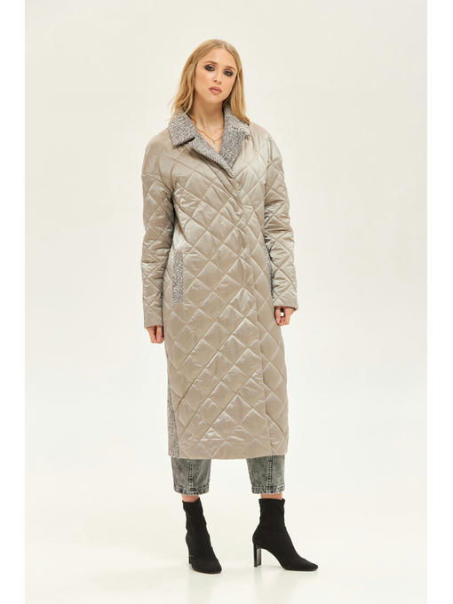 Демисезонное пальто серое — изображение 3