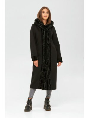 Демисезонный Плащ кап.пон черный