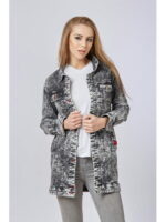 Джинсовая куртка черная