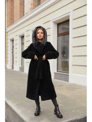 Пальто черное