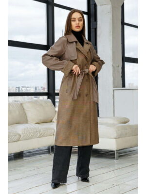 Демисезонное Пальто капучино