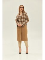 Демисезонное пальто капучино