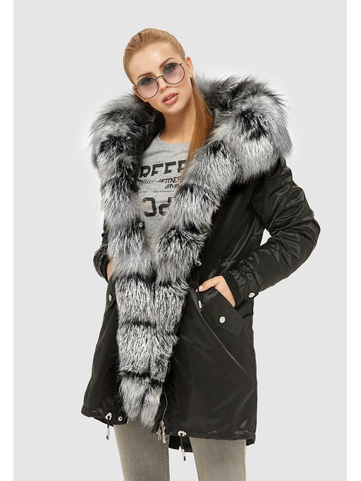 Зимняя парка черная — изображение 3