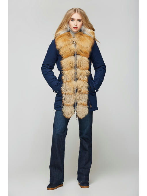 Зимняя парка Синяя — изображение 4