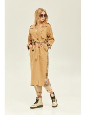 Демисезонный тренч кемел