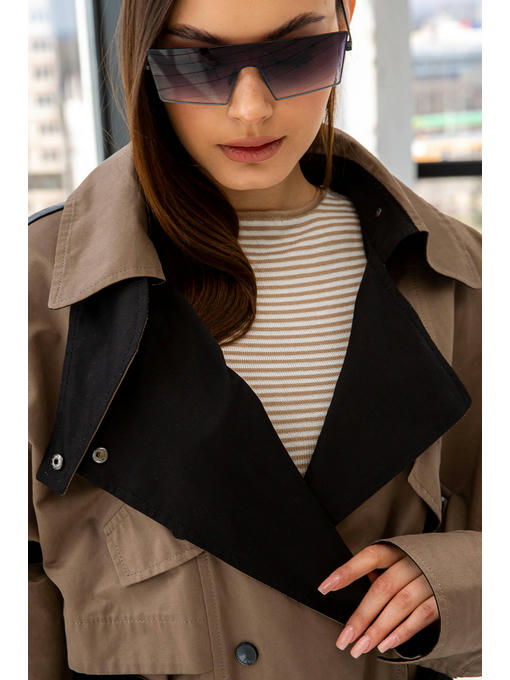 Демисезонный тренч капучино + капучино — изображение 6