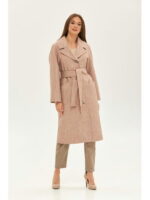 Демисезонное пальто бежевое