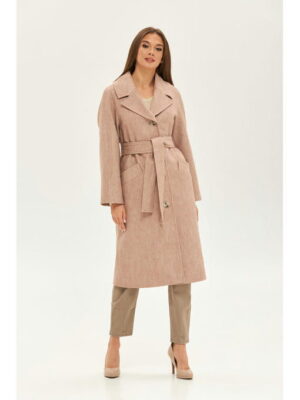 Демисезонное пальто бежевое