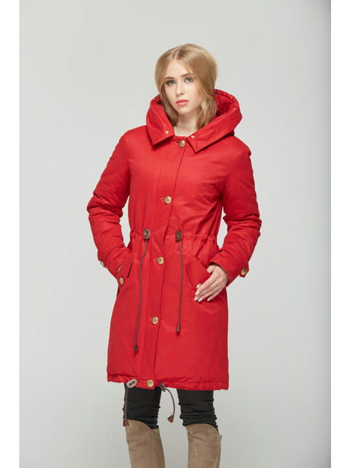 Парка красная + рыжий — изображение 4